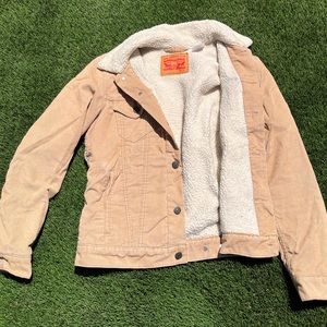 Levi’s Corduroy Sherpa Trucker Jacket